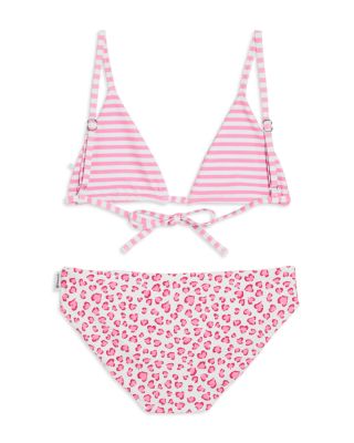 Girls' Reversible Triangle Two Piece Swimsuit - Little Kid, Big Kid