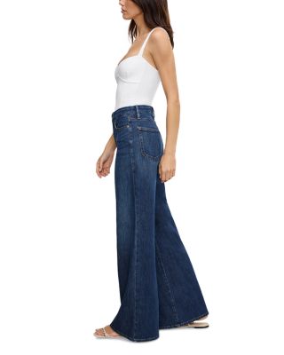 Good Waist Palazzo Jeans in Indigo 