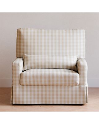 Crawford Pillowback Chair and a Half Comfort Swivel Glider