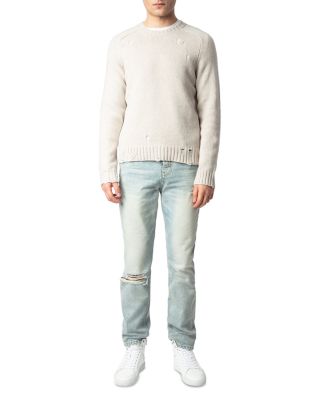 Jordan Merino Wool Destructed Sweater