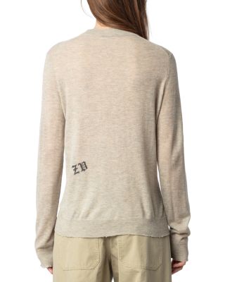 Ivy Rock N Roll Graphic Cashmere Sweater 