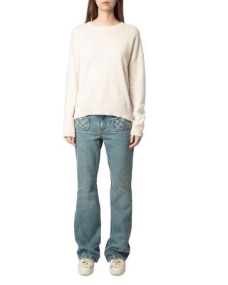 Cici Star Patch Cashmere Sweater