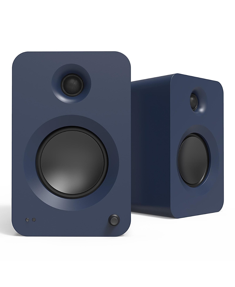 Kanto Ren Powered Bluetooth Bookshelf Speakers - Pair In Dark Blue