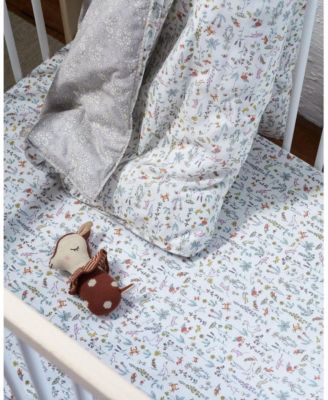  Liberty Fabric Theo Pink Print Flat Top Sheet, Twin