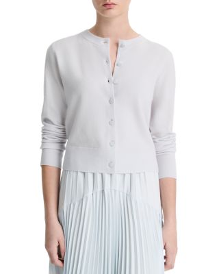 Tipped Half Moon Cardigan