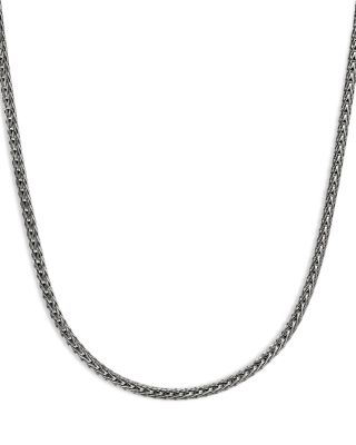 Sterling Silver Chain Icon Mini Necklace, 22"