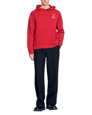 Snake Detail Knit Hoodie