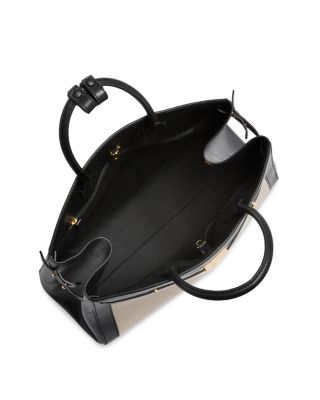 The Hudson Canvas &amp; Leather Top Handle Bag