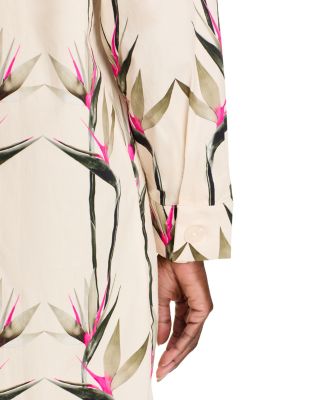 Birds of Paradise Shirt Dress
