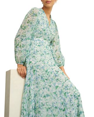 【HOBBS LONDON】Floral Thea Midi Dress ミディドレス Navy Floral Thea Midi Dress | Hobbs US |