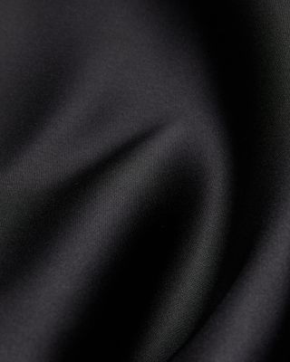 Erva Asymmetric Satin Faux Wrap Skirt