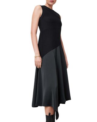 Pia Satin Midi Dress
