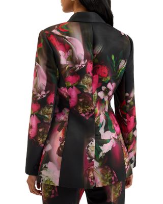 Okuni Floral Print Blazer