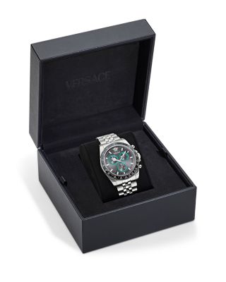 Greca Chrono Wave Chronograph Watch, 43mm