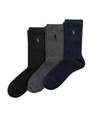 Ralph Lauren - Boys' Super Soft Crew Socks, Pack of 3 - Big Kid