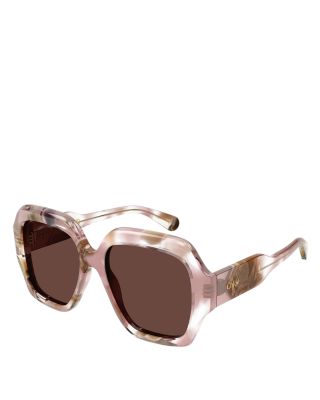 Chloé - Gayia Square Sunglasses, 56mm