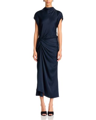 alc alma satin midi dress Alma Satin Midi Dress