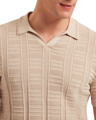 Ruzza Open Collar Polo Sweater