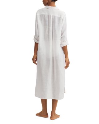 Boyfriend Maxi Shirt Swim Cover-Up