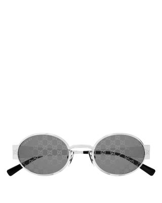 Guccissima Oval Sunglasses, 51mm