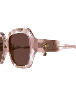 Gayia Square Sunglasses, 56mm