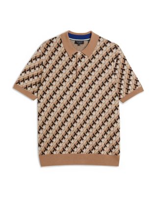 Textured Jacquard Polo Shirt