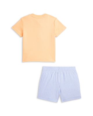 Boys' Polo Bear Henley Shirt & Mesh Short Set - Baby