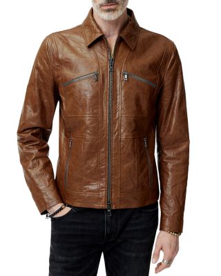 Seamed Leather Jacket