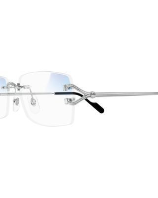 C Decor Rectangle Sunglasses, 56mm