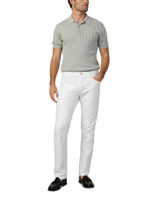 The Asher Slim Fit Jeans in Clean White