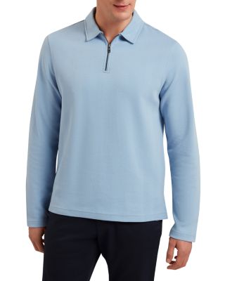 Ted Baker - Kalend Textured Quarter Zip Polo Shirt