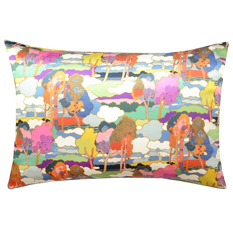 Coco & Wolf Prospect Road Print Silk Pillowcase, King In Prospect Road