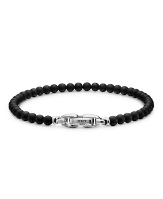 Men's Spiritual Beads Bracelet with Black Onyx