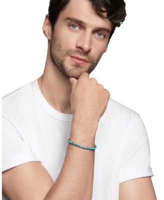 Men's Spiritual Beads Bracelet with Turquoise