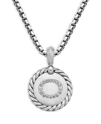 Sterling Silver Cable Collectibles Initial Charm