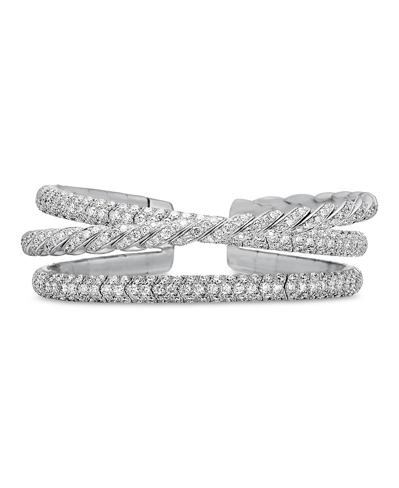 Sculpted Cable Flex Three Row Bracelet