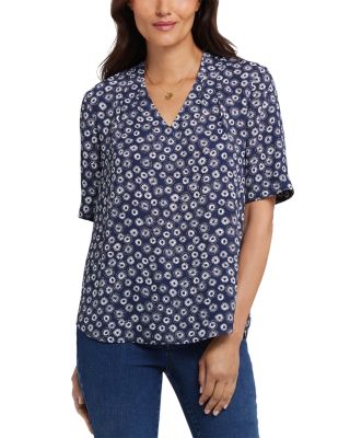 Charming Oversized V-Neck Top