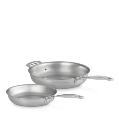 Classic Stainless Steel 2 Piece Frypan Set