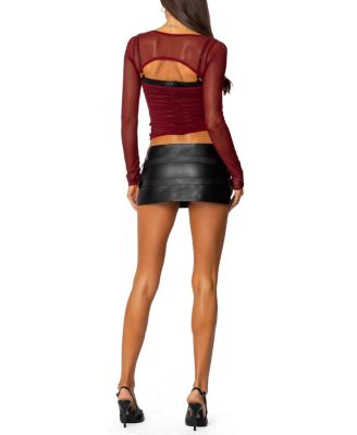 Double Belt Micro Skort