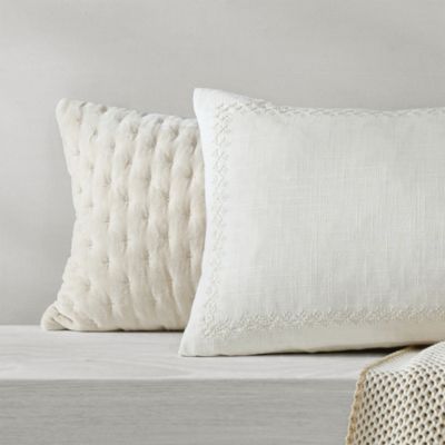 Pure Velvet Quilt Decorative Bolster Pillow, 12" x 36"