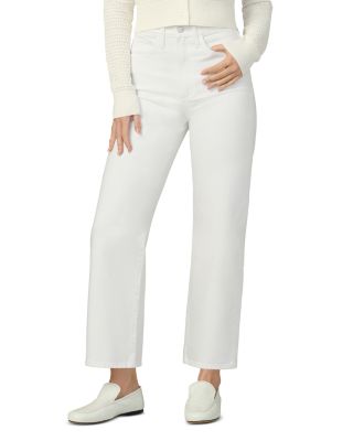 Joe's Jeans - The Margot High Rise Cropped Straight Jeans in White