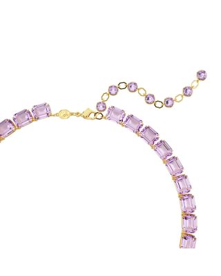 Millenia Octagon Crystal Tennis Necklace, 15-17"