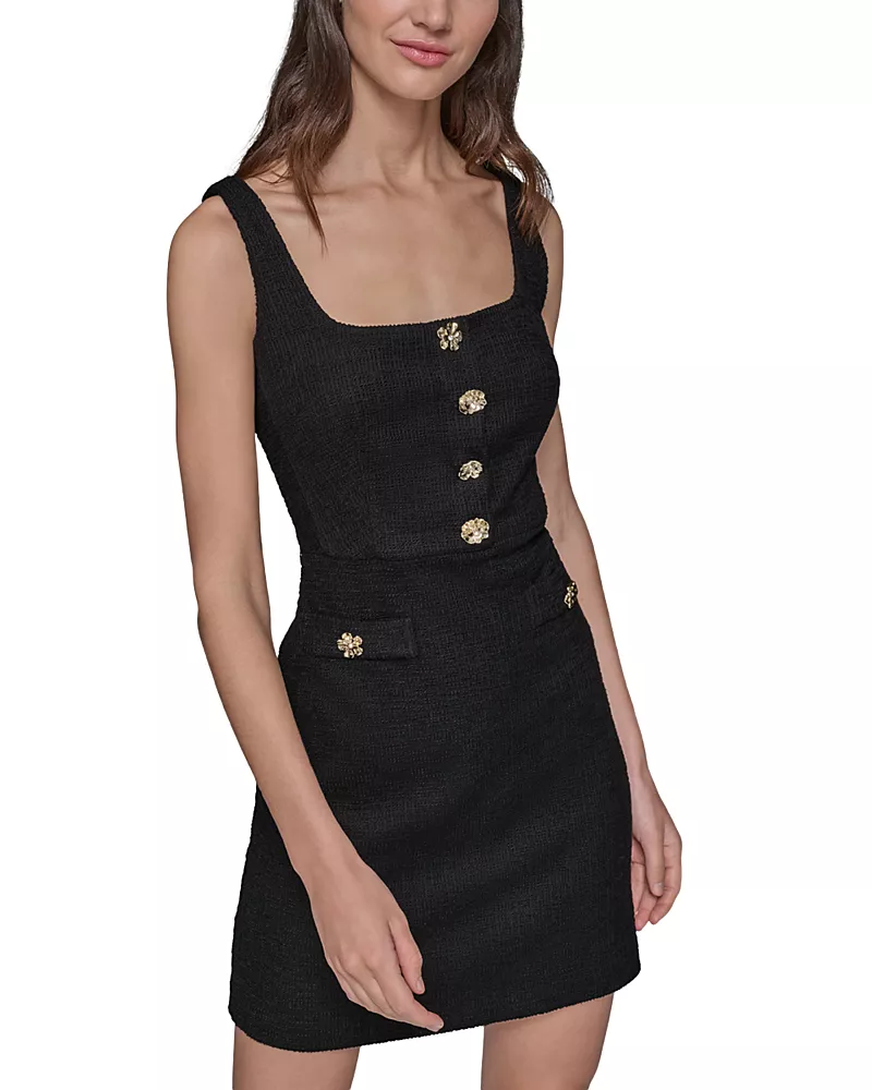 Karl Lagerfeld Paris Textured Knit Dress