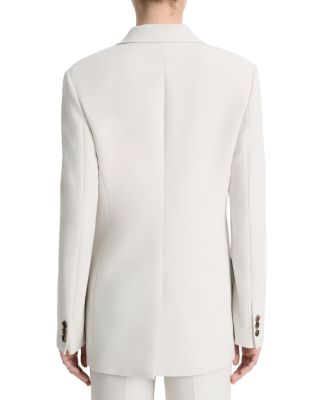 Soft Sculpture Double-Breasted Blazer