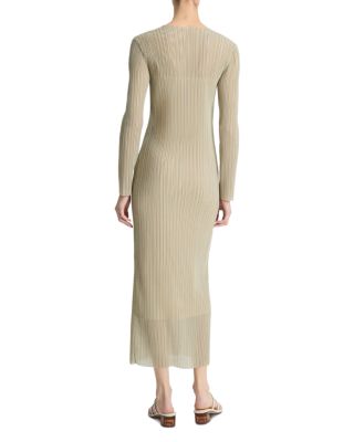 Long Sleeve Round Neck Dress