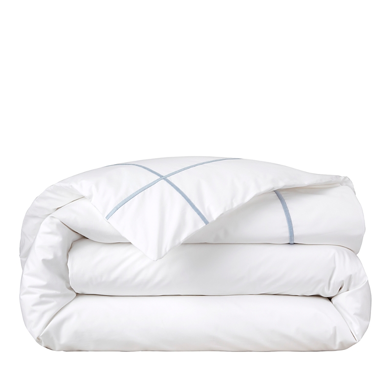 Yves Delorme Athena Duvet Cover, Full/queen In Celeste