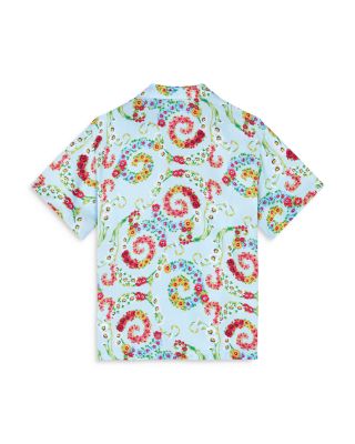 Boys' Giavanese Floral Barocco Camp Shirt - Little Kid, Big Kid