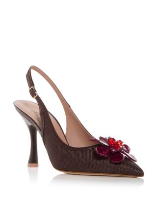 Malone Souliers - Women's Chrissy Embellished Slingback Pumps