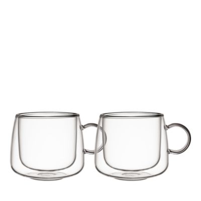 Artesano Hot and Cold Beverages Insulated Cappuccino Glass, Set of 2