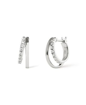 Ana Luisa - Toda Silver Double Hoop Earrings